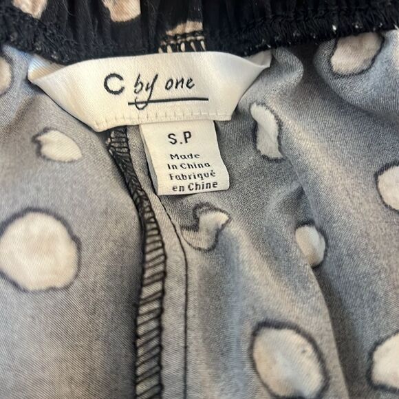 C by One Pull On Lightweight Dot Print Pants - Picture 3 of 4